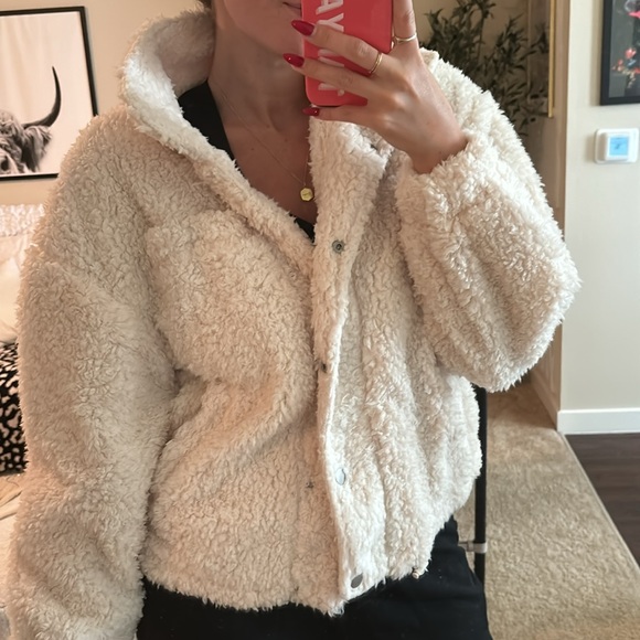 Vici Jackets & Blazers - Teddy Shacket Coat